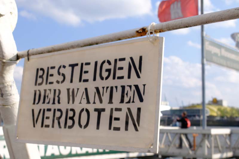 Rickmer Rickmers Klettern erlaubt